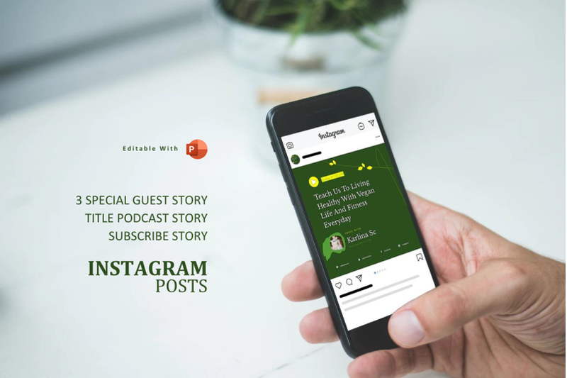 podcast-instagram-stories-and-post-template-vegan-podcaster