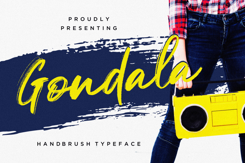 gondala-handbrush-typeface