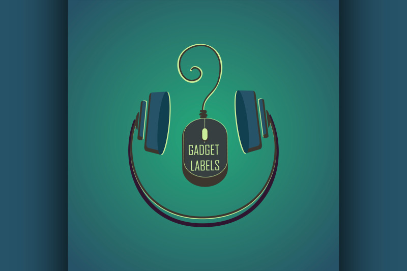 electronic-gadget-label-for-design