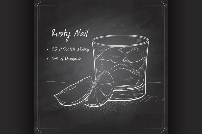 rusty-nail-cocktail-on-black-board