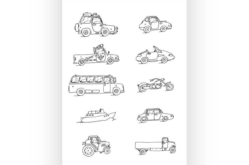 transport-sketch-set