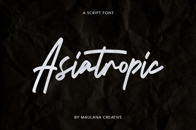 asiatropic-script-font