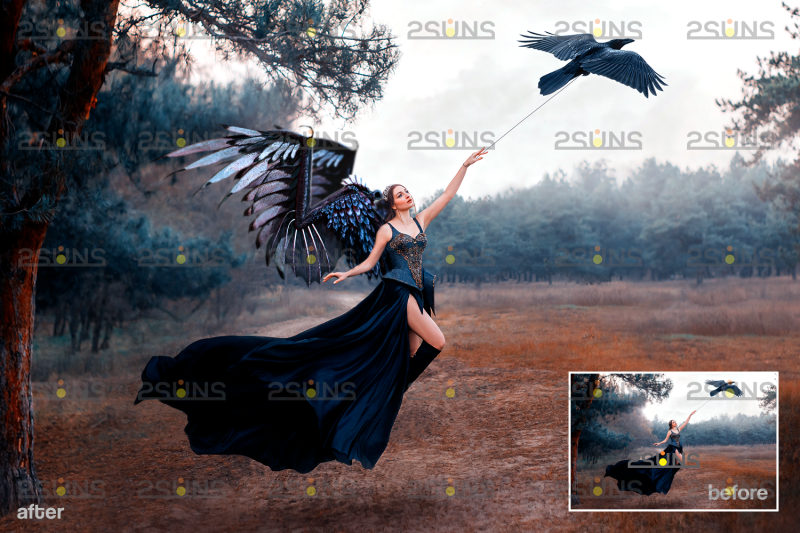 realistic-black-angel-wings-photoshop-overlays