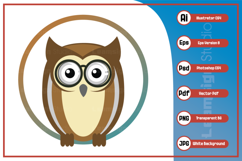 mascot-character-smart-owl