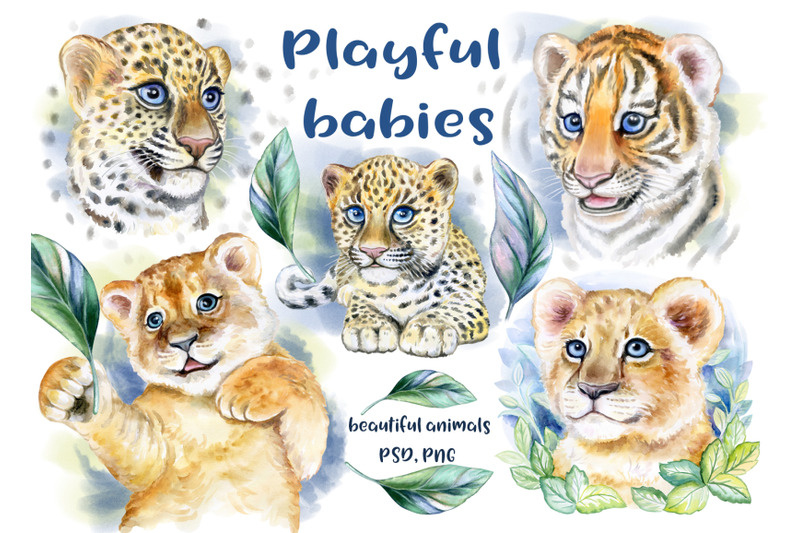 playful-babies-watercolor