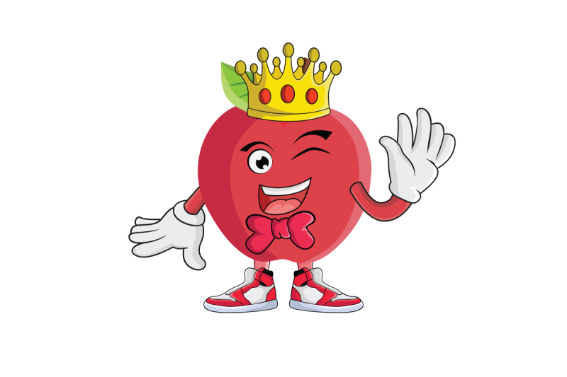 apple-royalty-with-crown-fruit-cartoon-character