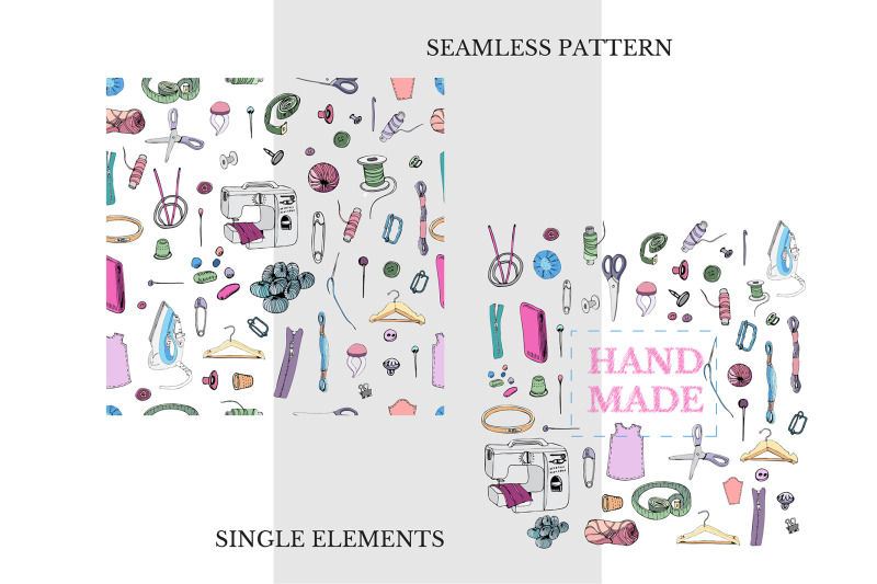 sewing-clipart-hand-drawn-sewing-items-simple-logo-design
