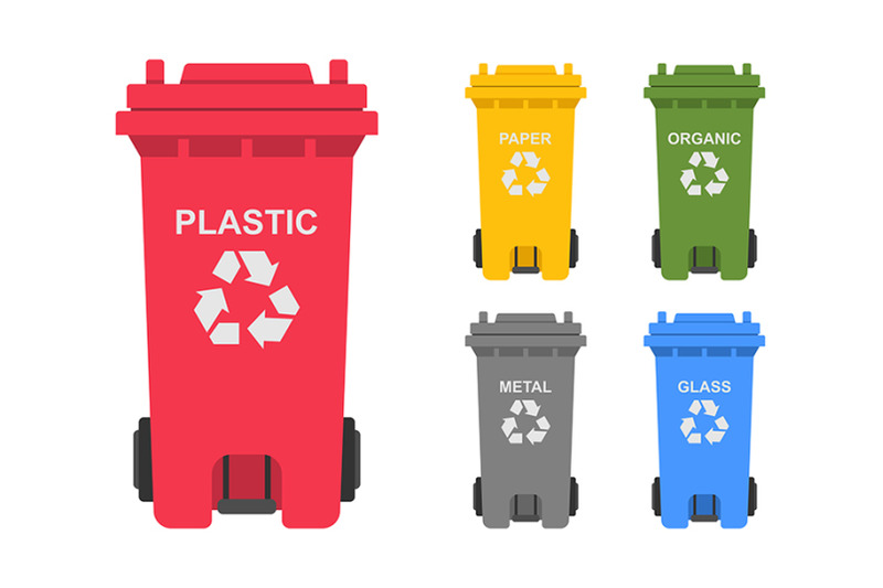 colorful-recycling-bins
