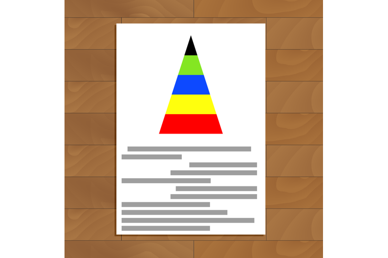 document-with-color-pyramid-graphic