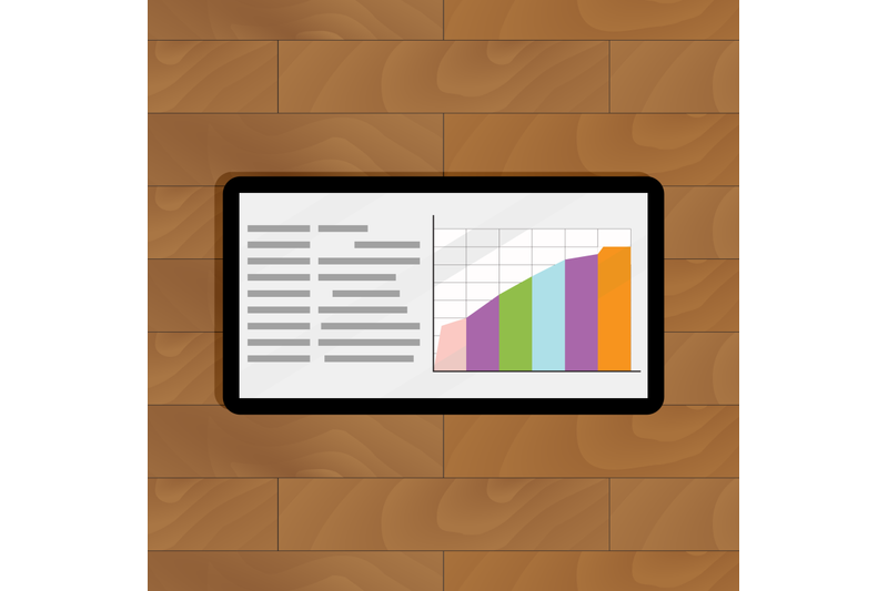 growth-data-on-screen-tablet