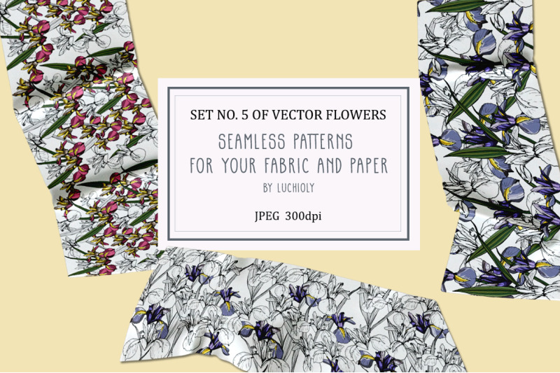 set-no-5-of-vector-flowers