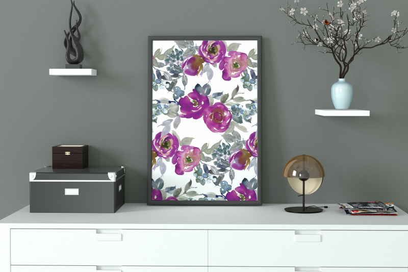 watercolor-floral-clip-art-arrangements-separate-elements-wreath-seaml
