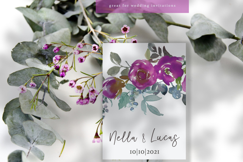 watercolor-floral-clip-art-arrangements-separate-elements-wreath-seaml