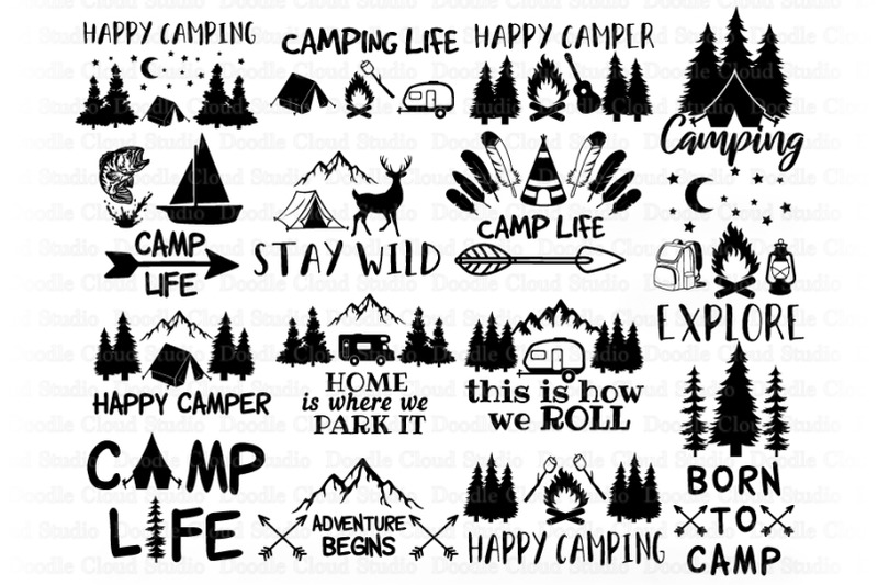 camping-svg-bundle-happy-camper-camping-life-adventure-begin