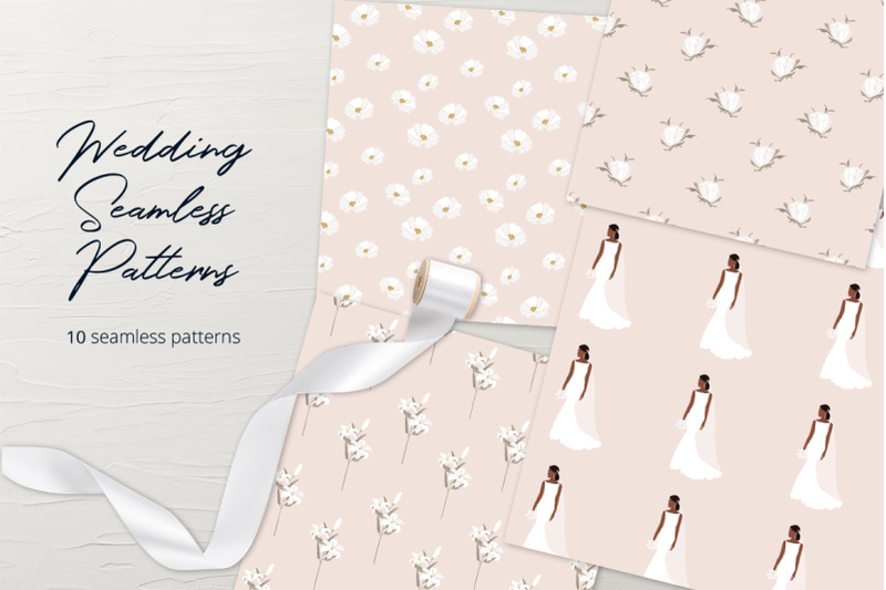 wedding-seamless-patterns