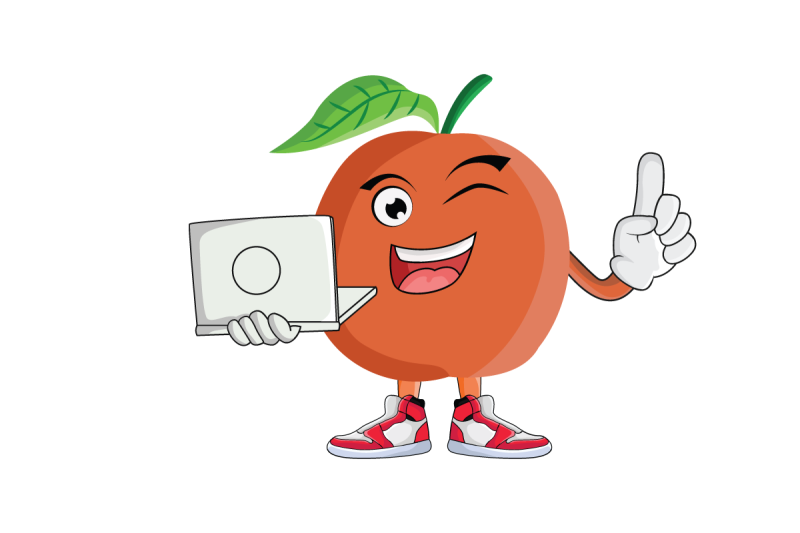 apricot-with-laptop-fruit-cartoon-character