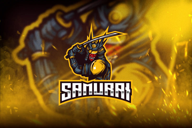 samurai-esport-logo-template