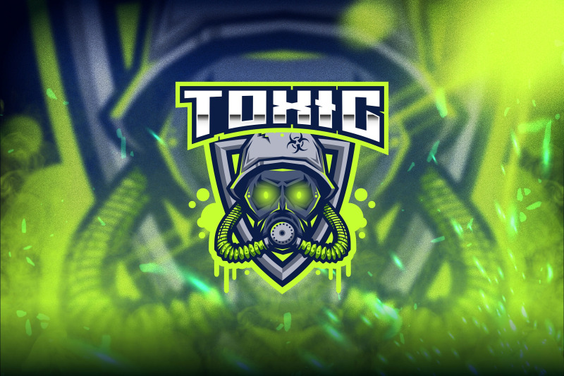 toxic-esport-logo-template