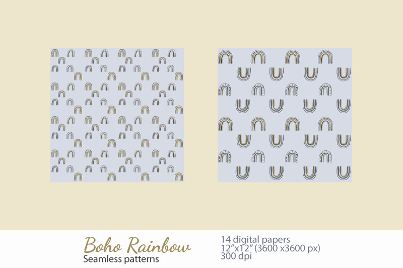 boho-rainbow-digital-paper-pack