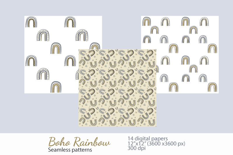 boho-rainbow-digital-paper-pack