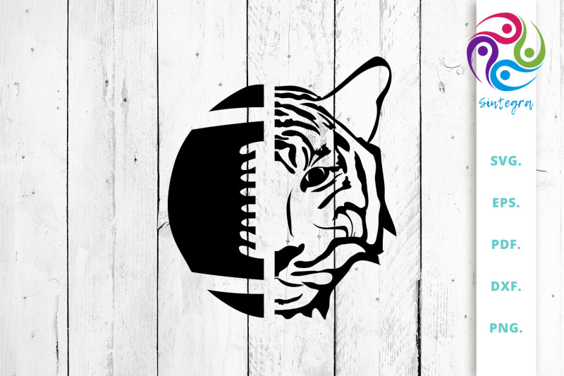 american-football-ball-with-tiger-face-svg-cut-file