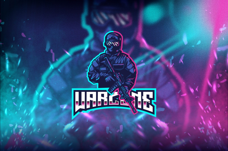 warzone-esport-logo-template