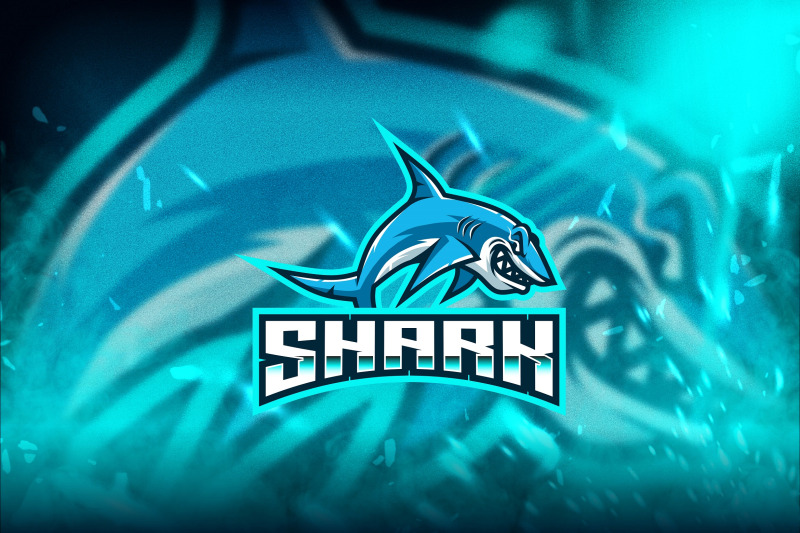 shark-esport-logo-template