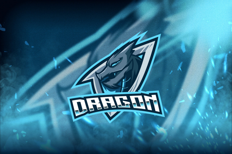 dragon-esport-logo-template