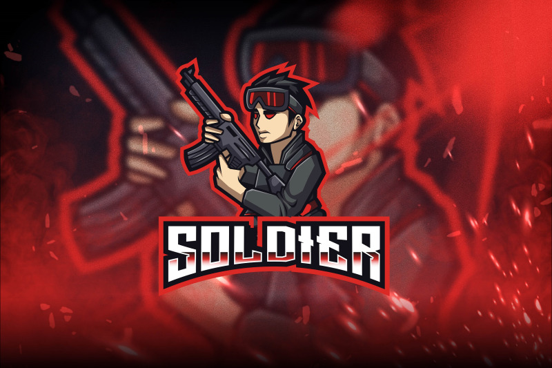 soldier-esport-logo-template