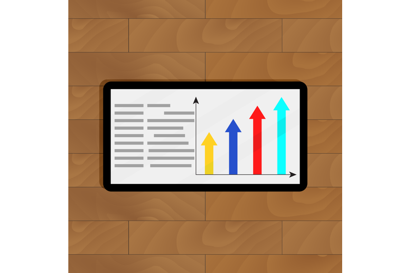 info-with-growth-arrow-chart