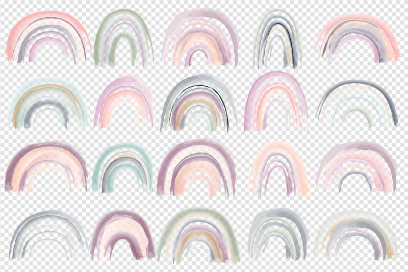 abstract-watercolor-rainbows-clipart