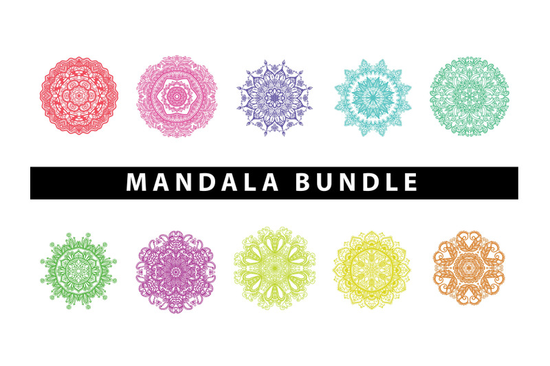 mandala-bundle-colorful-vector