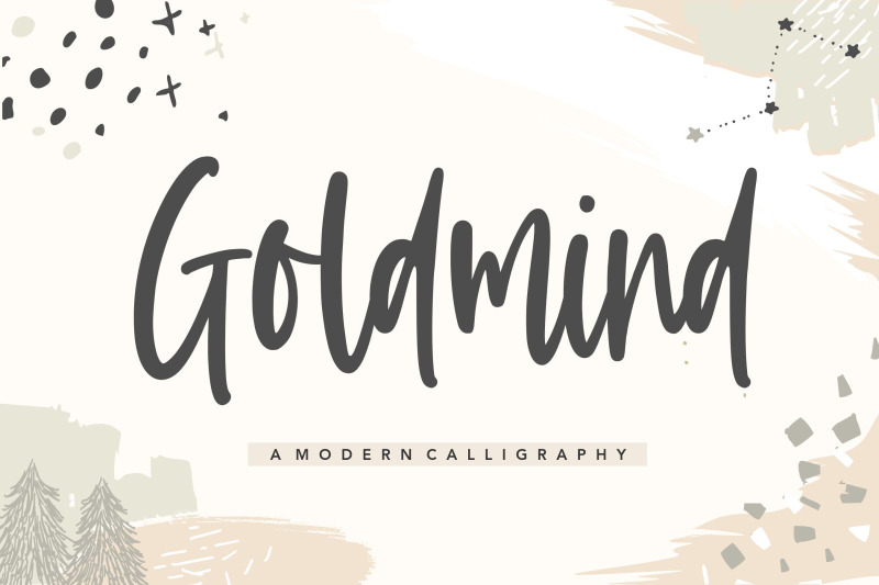 goldmind-modern-calligraphy-font