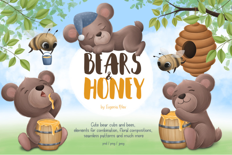 bears-and-honey