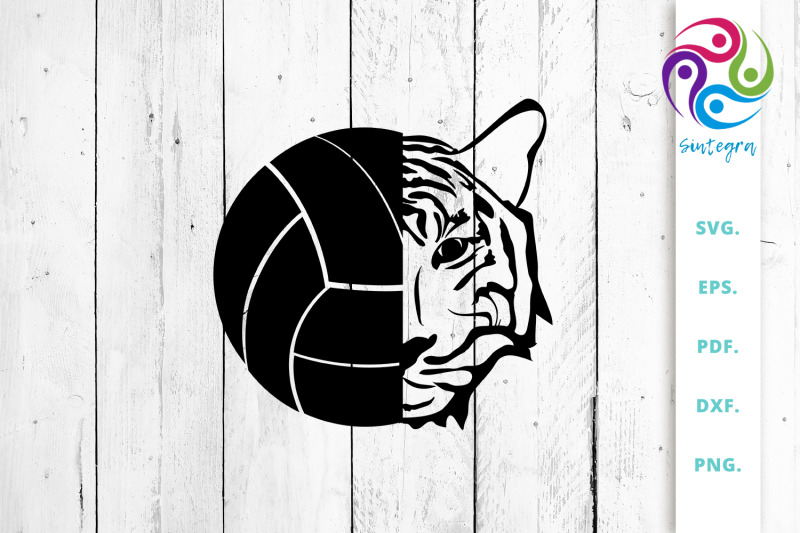 volleyball-ball-with-tiger-head-svg-cut-file