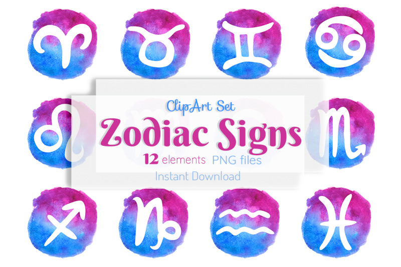 zodiac-clipart-watercolor-zodiac-signs-horoscope-symbols-astrology