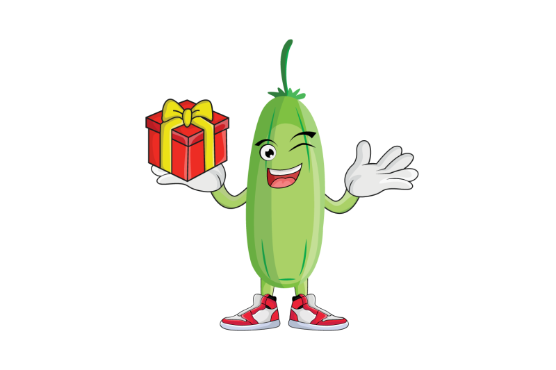 bilimbi-with-gift-winking-fruit-cartoon-character