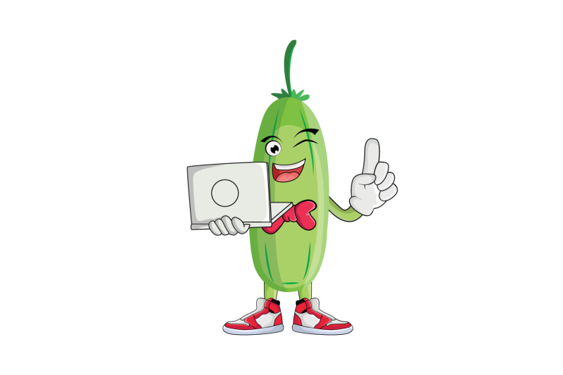 bilimbi-with-laptop-fruit-cartoon-character