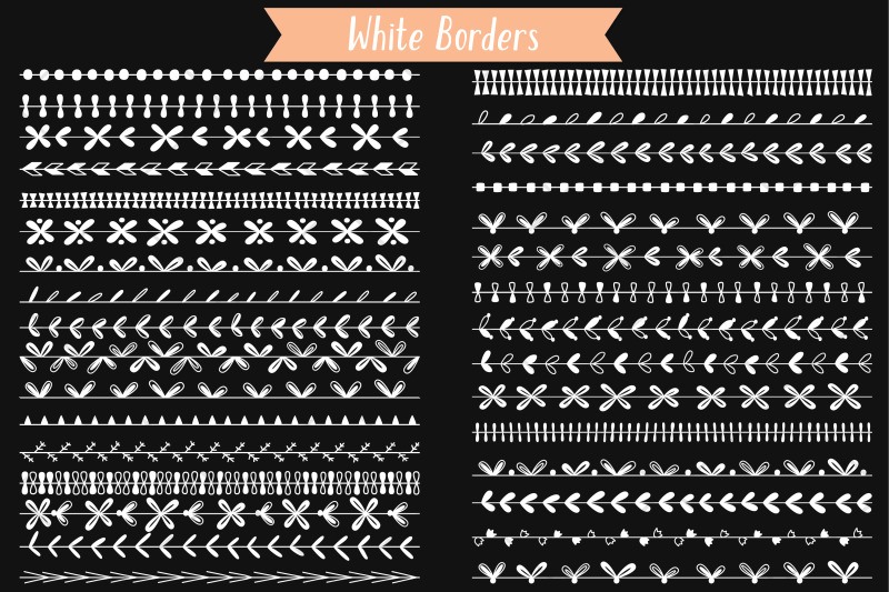 white-seamless-borders-hand-drawn-text-divider-illustrator-brushes