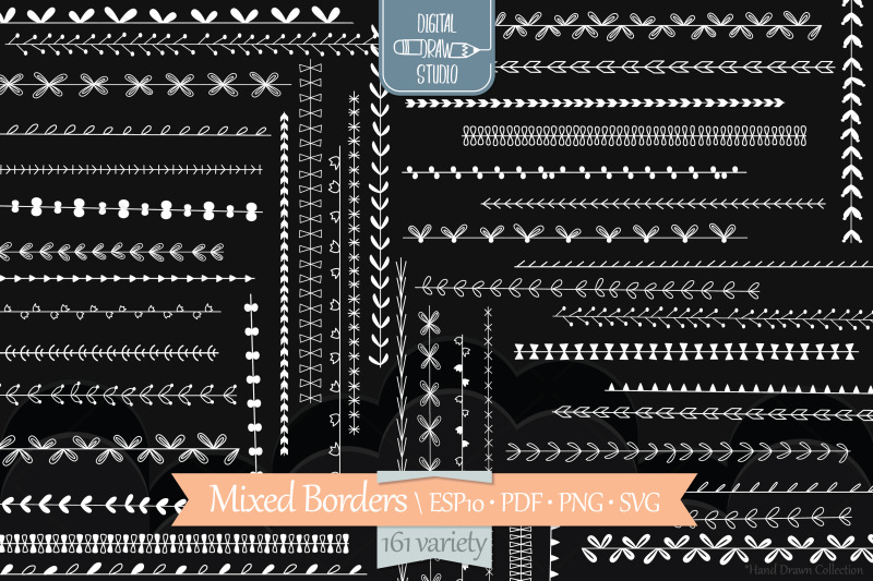 white-seamless-borders-hand-drawn-text-divider-illustrator-brushes
