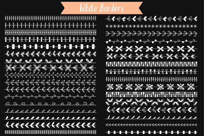 white-seamless-borders-hand-drawn-text-divider-illustrator-brushes