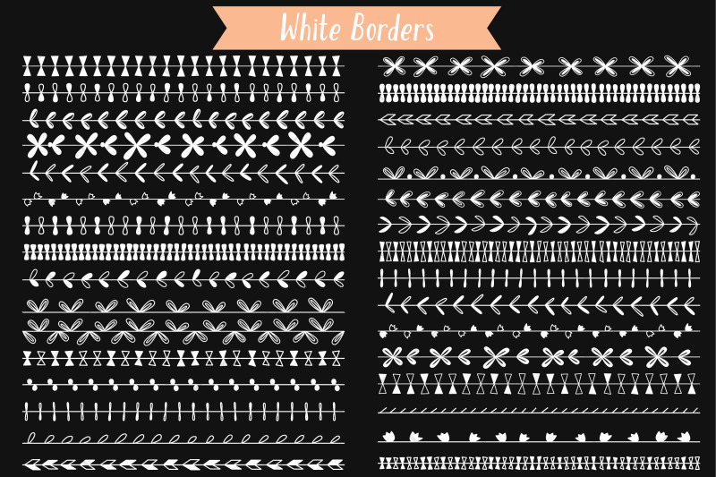 white-seamless-borders-hand-drawn-text-divider-illustrator-brushes