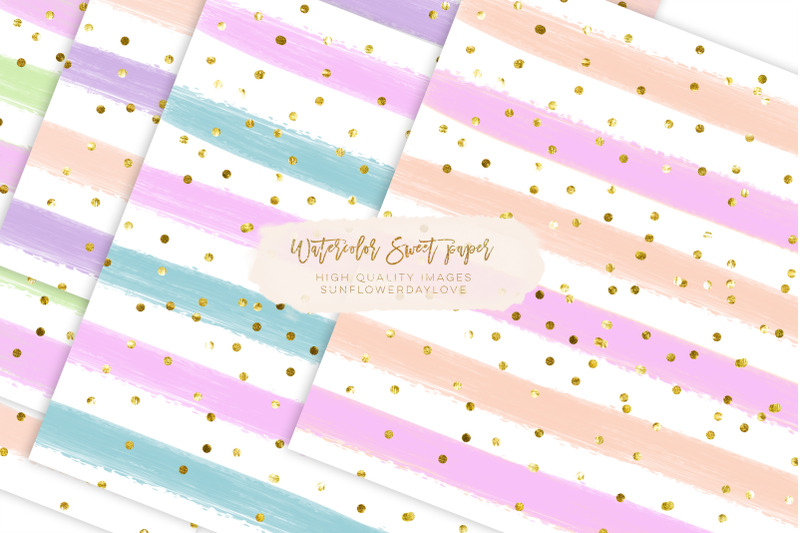 scrapbook-papers-pink-texture-purple-stripes-peach-party