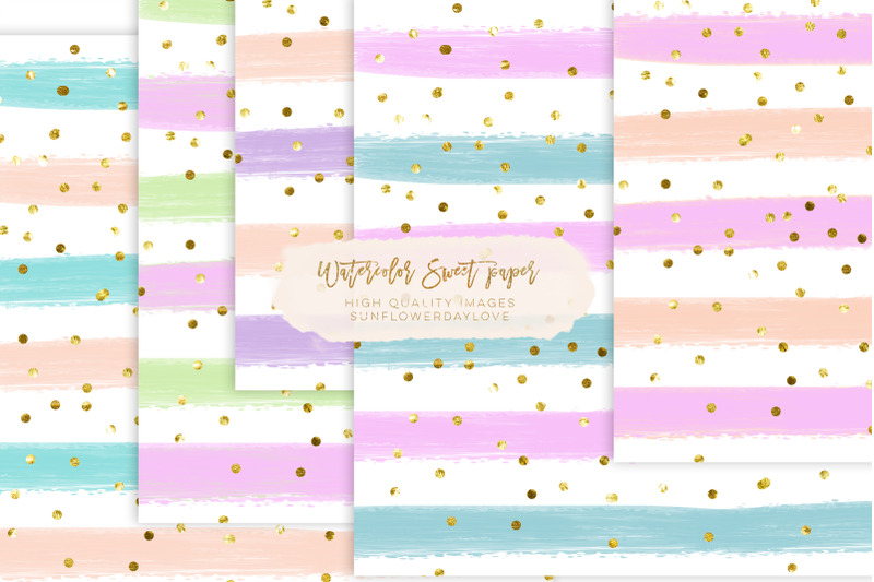 scrapbook-papers-pink-texture-purple-stripes-peach-party