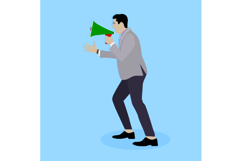 man-shouting-in-megaphone-announcement-communication