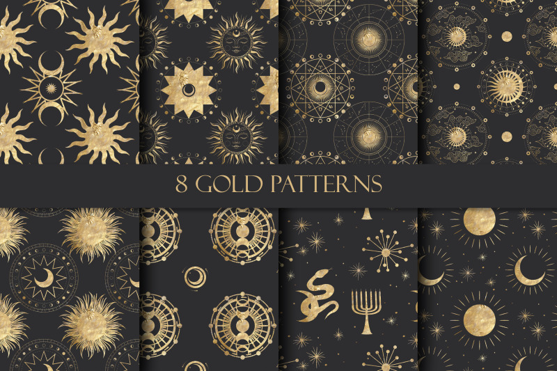 gold-patterns-sum-and-moon