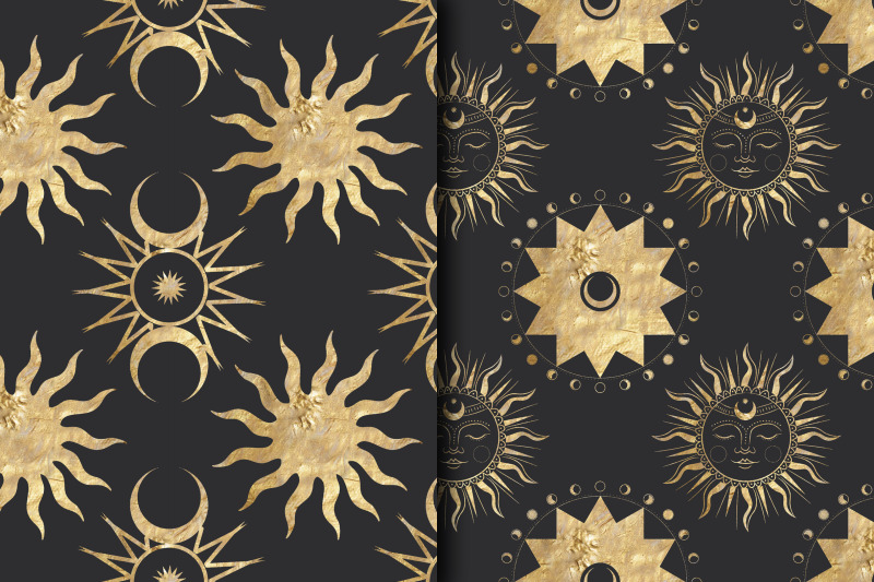 gold-patterns-sum-and-moon