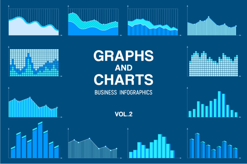 statistic-business-data-graphs-and-charts-vector-set-infographics