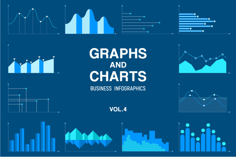 statistic-business-data-graphs-and-charts-vector-set-infographics