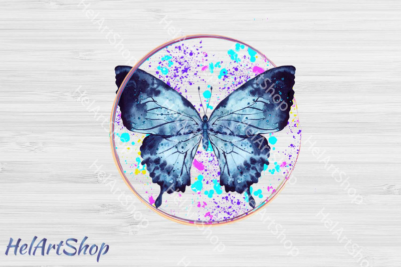butterfly-sublimation-png-watercolor-png-summer-png